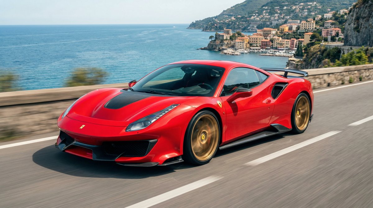 探花跑车视频社区 - 法拉利488改装