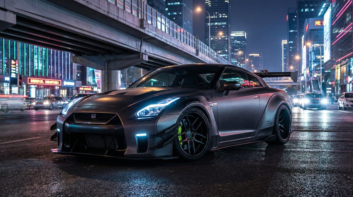 探花汽车解说视频 - GT-R宽体改装